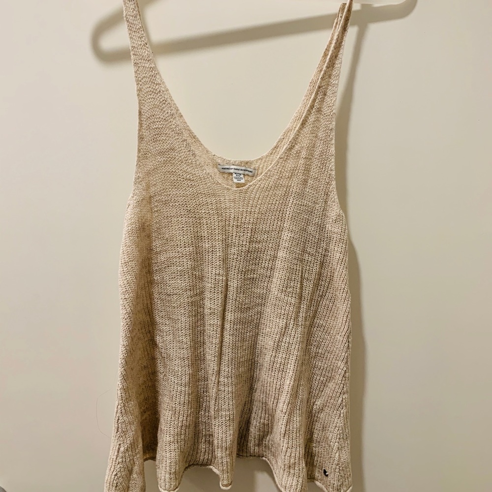 Tan Sweater Tank